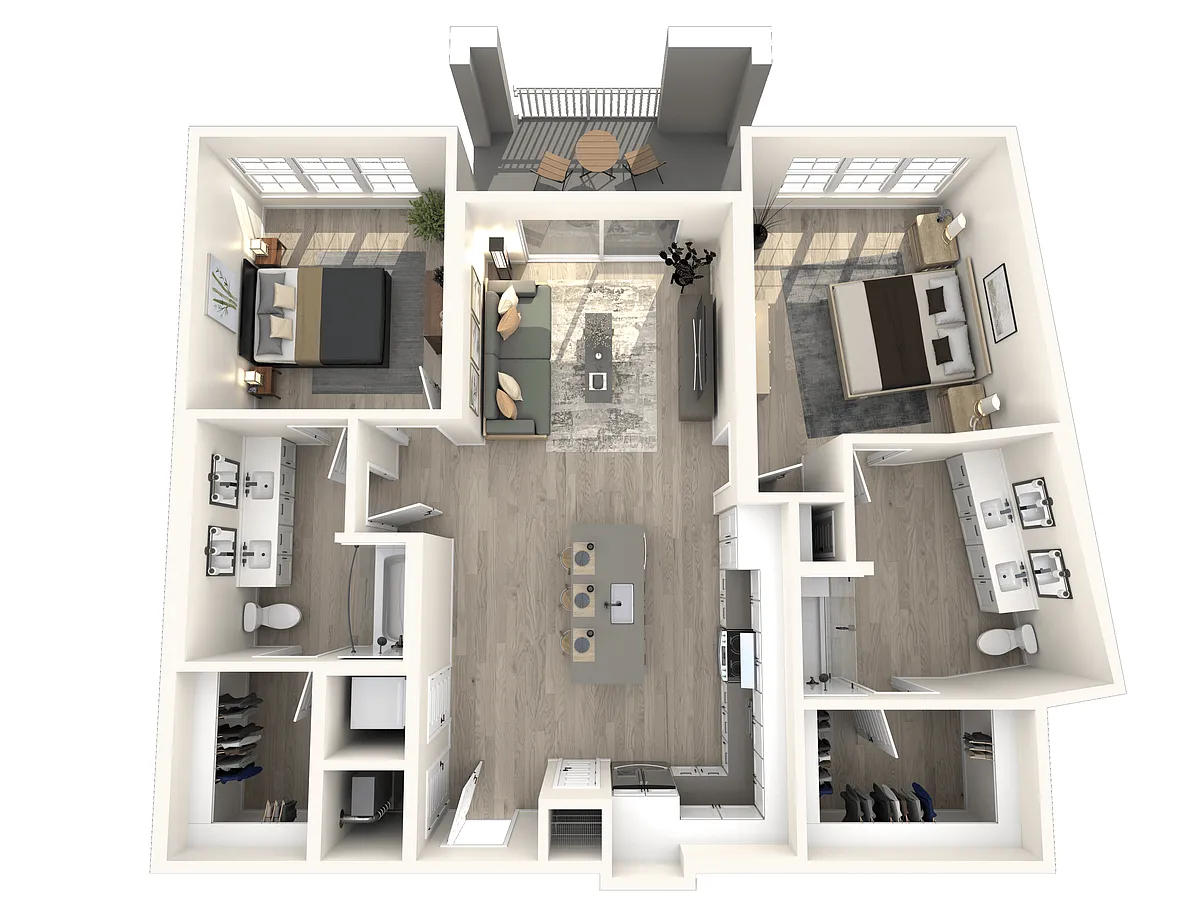 Floor plan 2C