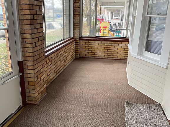 Built in front porch