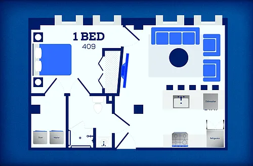 Floor plan 1009