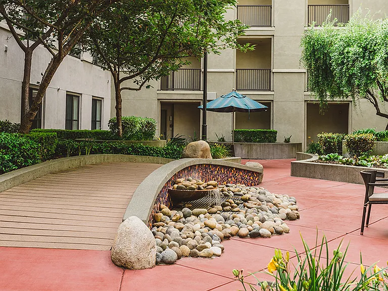 Our plush courtyard offers residents a great place to get away from it all