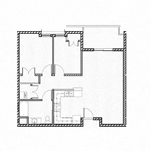 Floor plan 2 Bedroom