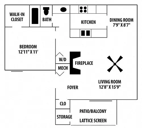 Floor plan The Diamond