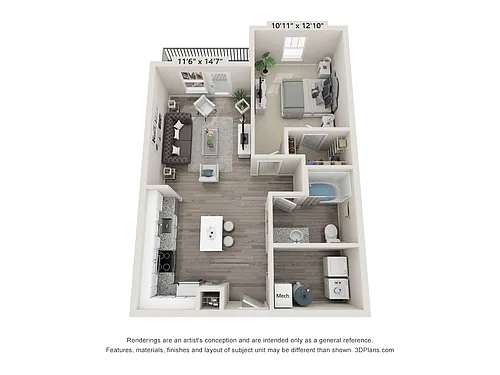 Floor plan A1 Live Local