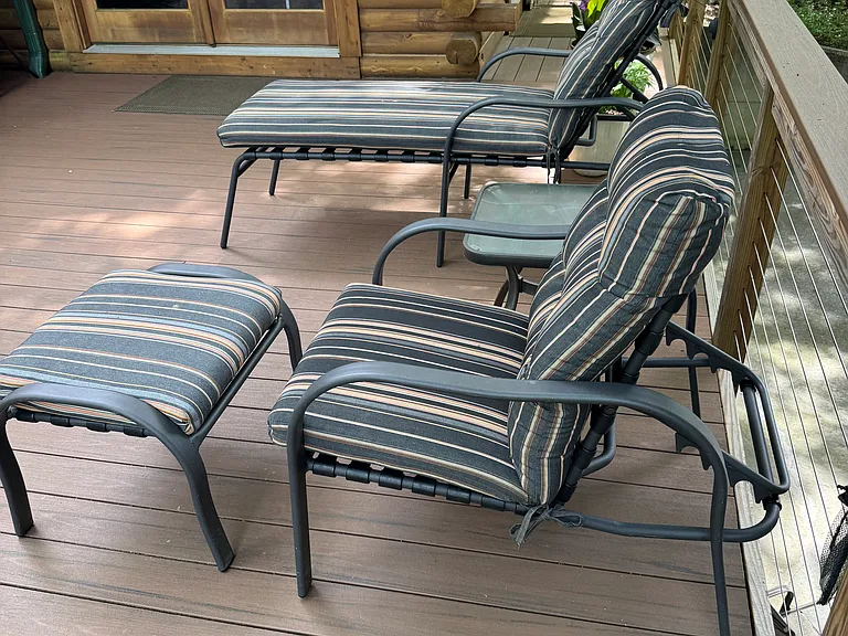 Back porch, overlooks Clemson forest