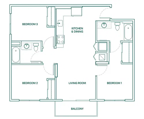 Floor plan C1