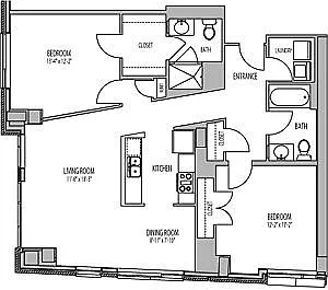 Floor plan 2D Renovation 2
