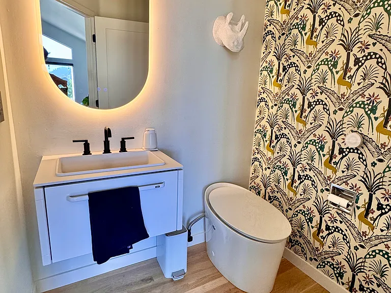 Kitchen powder room.