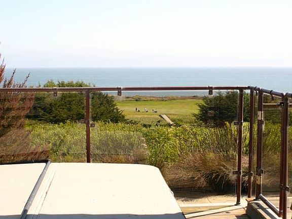 View from hot tub