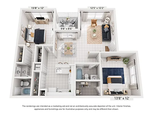 Floor plan Model B2