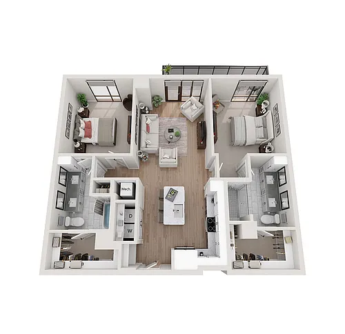 Floor plan 2.B2- Tower