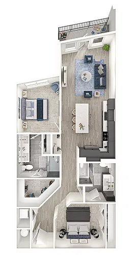 Floor plan B8