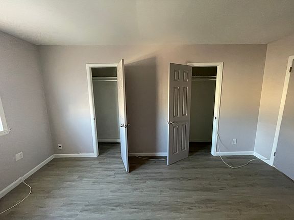 Closets in master bedroom.
