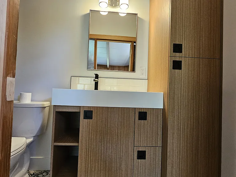 Primary bathroom, new addition