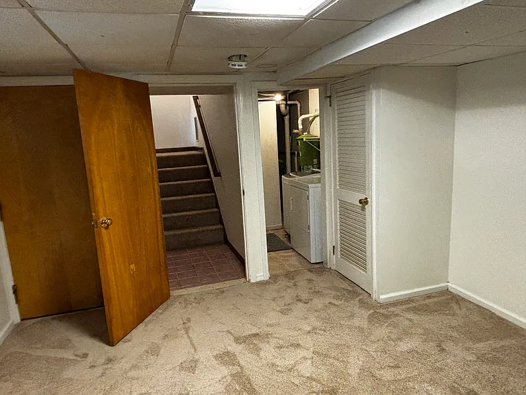 Basement and Laundry Room