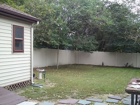 Backyard. The storage shed.