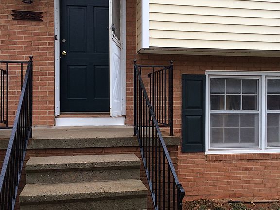 Front door and railing