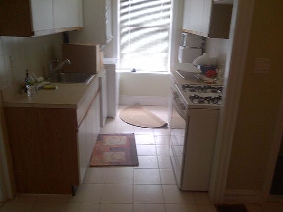 kitchen with washer dryer