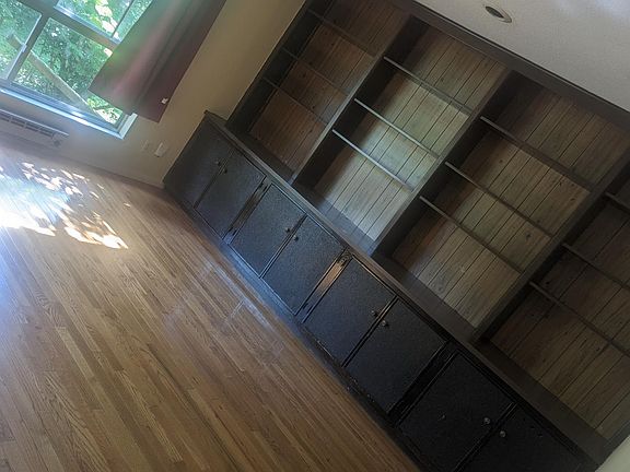 Green views during summer, still quite private when leaves drop too