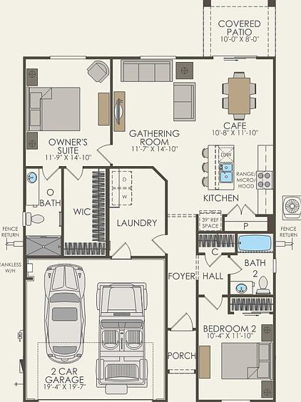 First Floor 2 br 2 ba