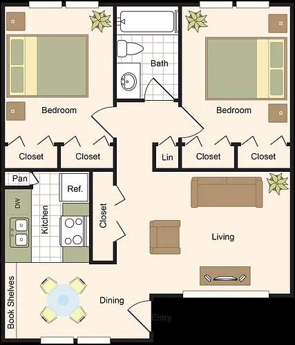 Floor plan B1
