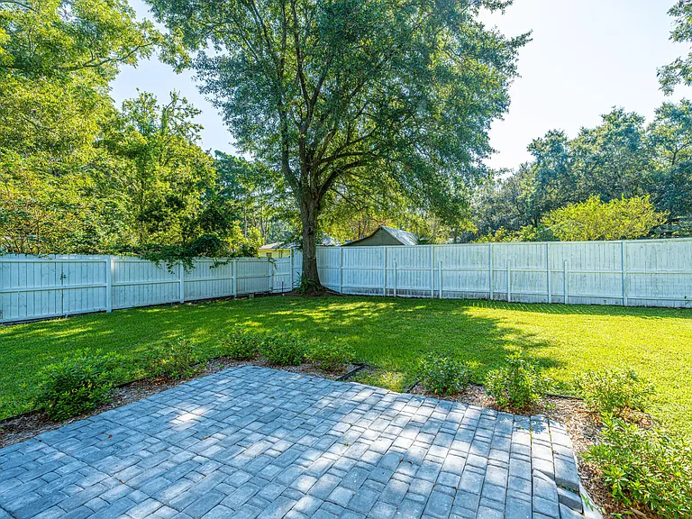 Backyard oasis with your own private patio perfect for enjoying the outdoors.