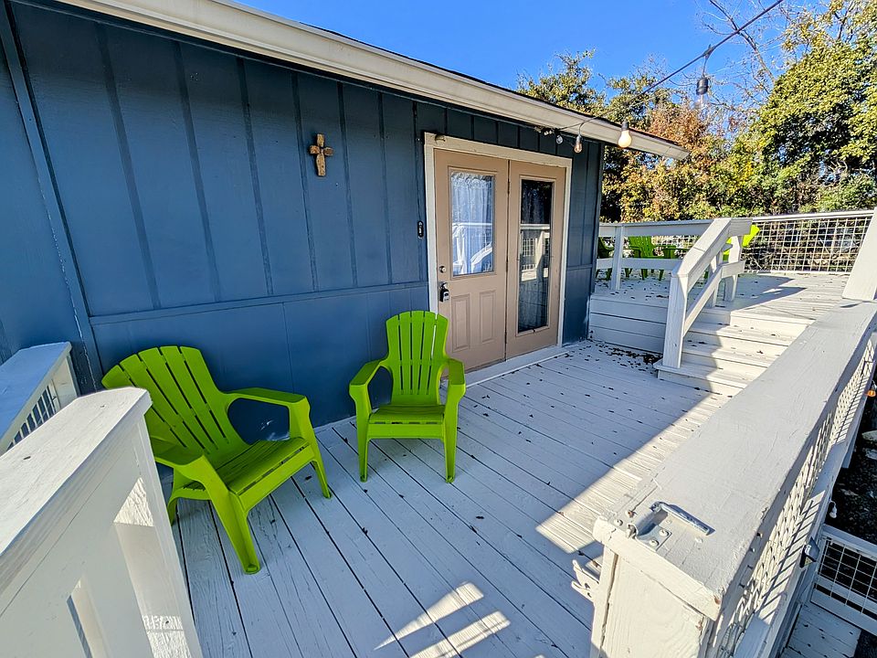 This home has two decks, the back deck is private and a great place to view dark sky stars.