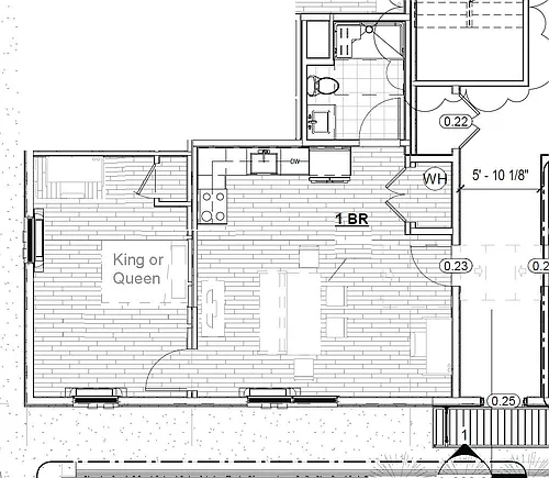 Floor plan 1 Bedroom