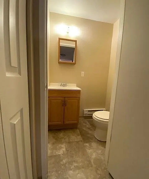 Half bath on first level