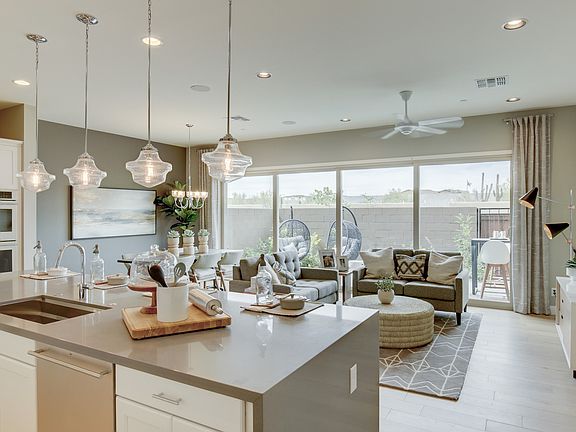 Kitchen overlooking great room