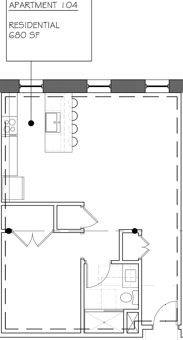1 bed, 680 sqft, $1,500 — Photo 1