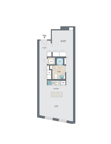 Floor plan A8A