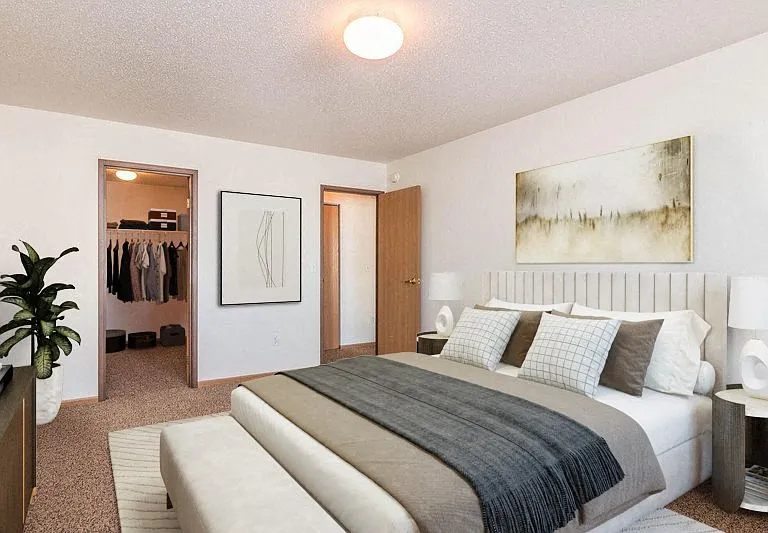 Fargo, ND Foxtail Creek Townhomes | Bedroom