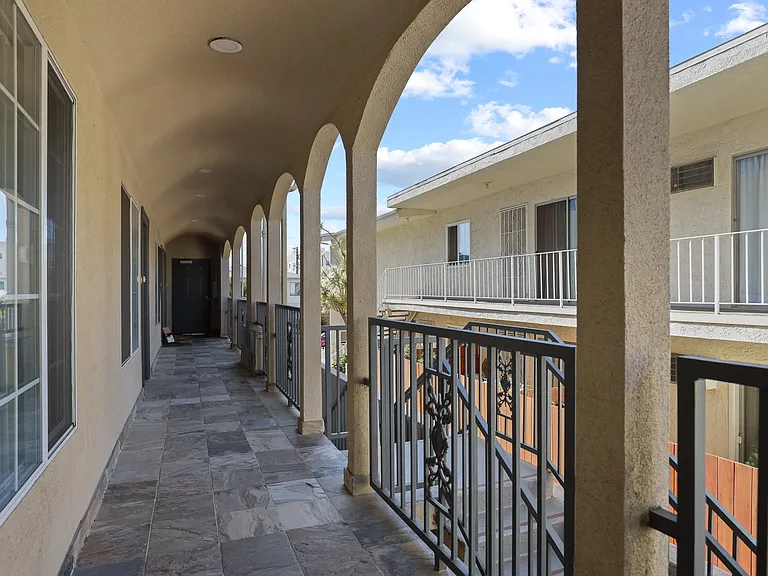 Upper-Level View of the Interior Courtyard