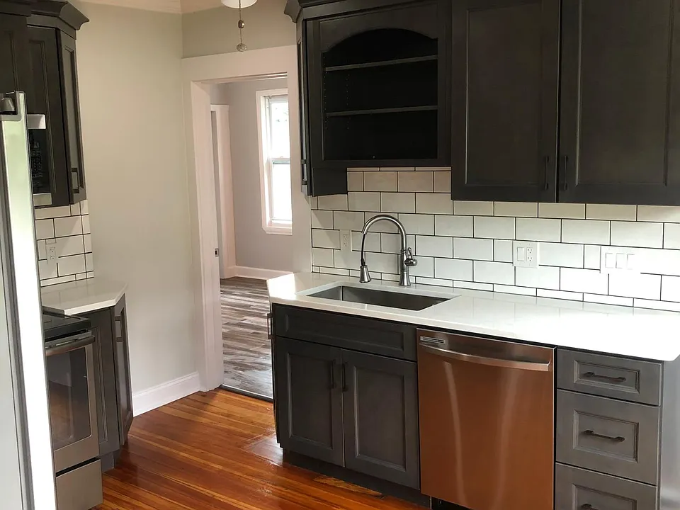 totally renovated kitchen with new appliances.
