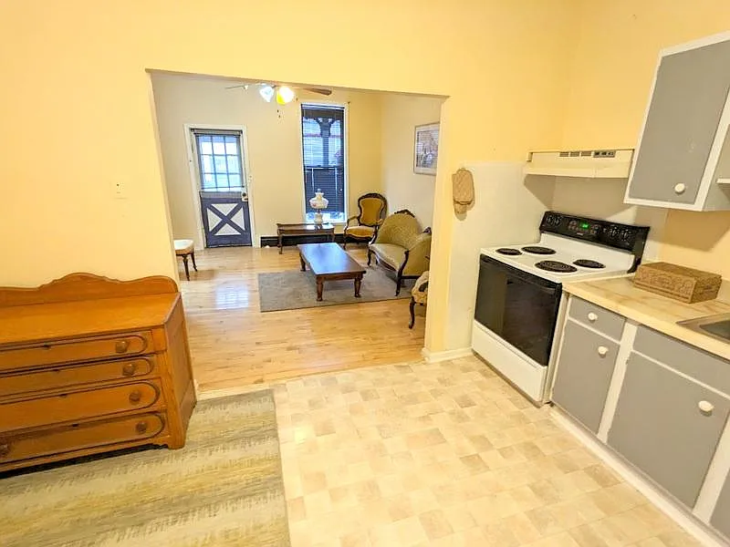 Eat in Kitchen and view of Living Room - 111-113 Delaware Rd #1B