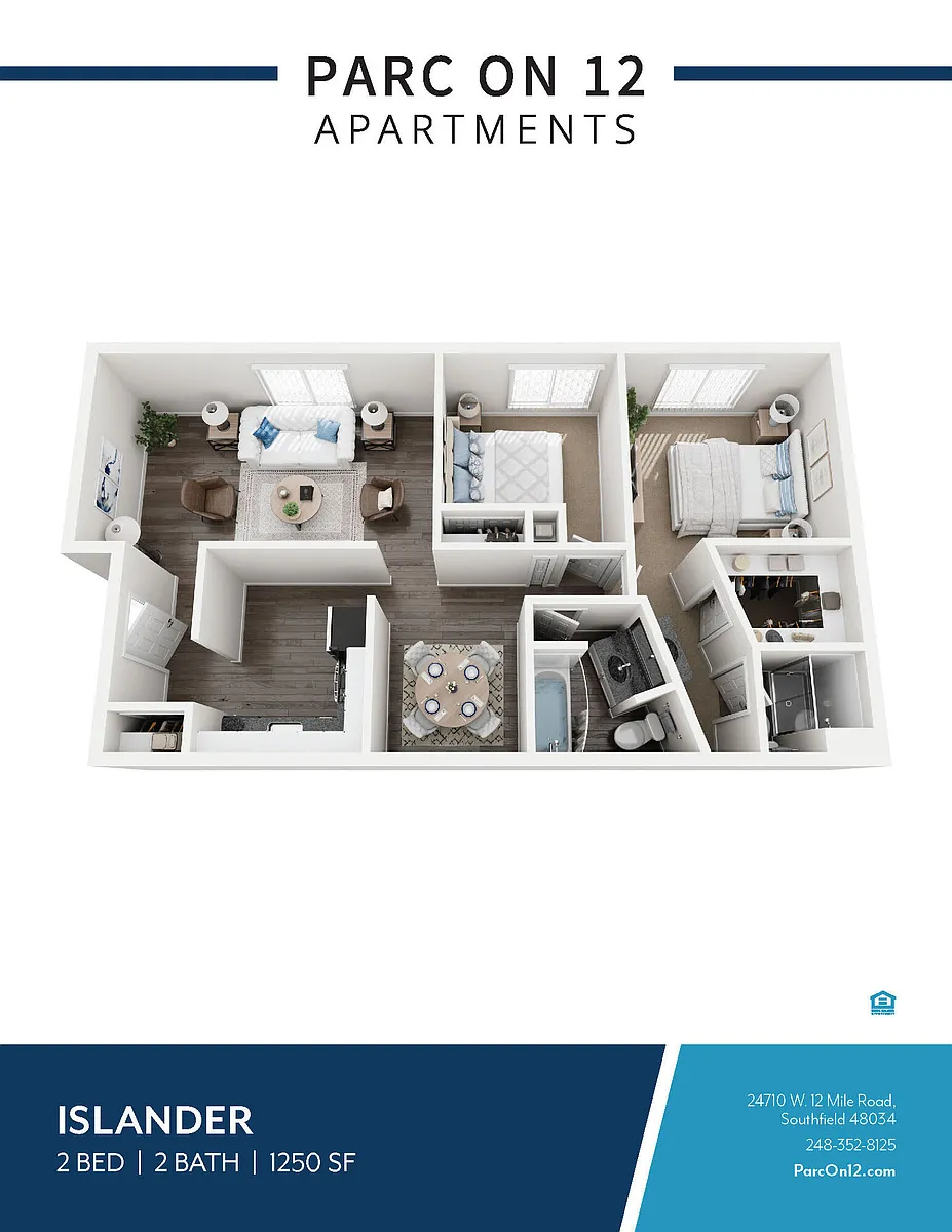 Floor plan Islander - New Yorker
