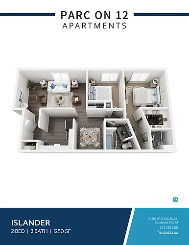 Floor plan Islander - New Yorker