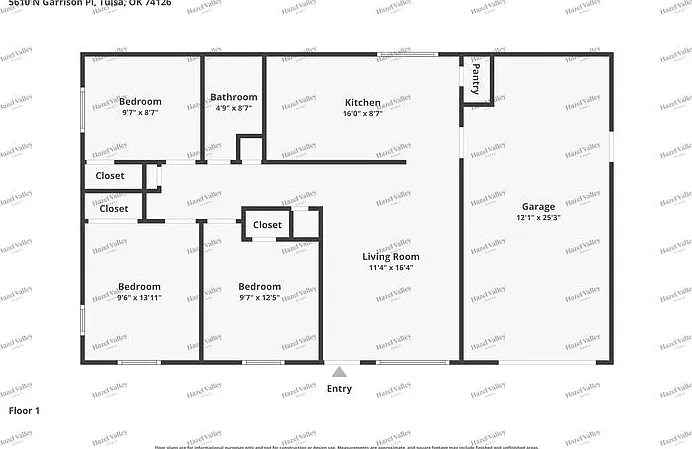 3 bed, 1.0 bath, 800 sqft, $1,015 — Photo 2