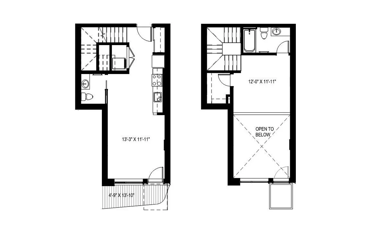 Floor plan Townhome - TH1