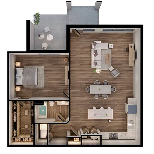 Floor plan Cardinal Townhome