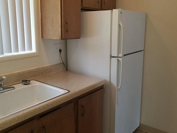 Frost Free Refrigerator. Deep kitchen sink. Lots of cabinets