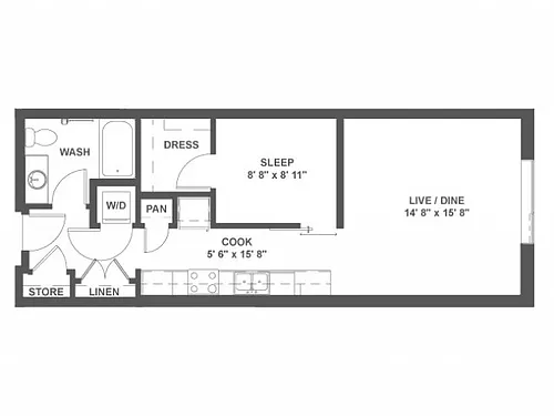 Floor plan A2b