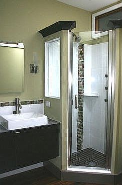 Upstairs bathroom shower