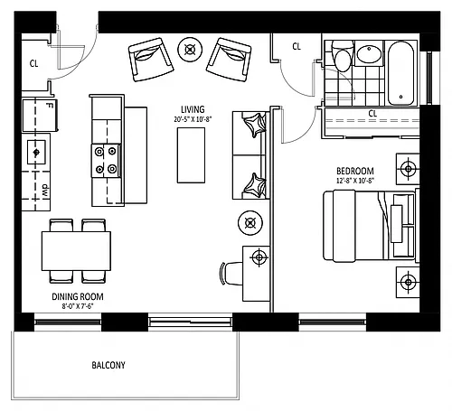 Floor plan 302