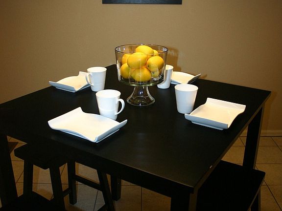 Charming Breakfast Nook with HUGE pantry not pictured