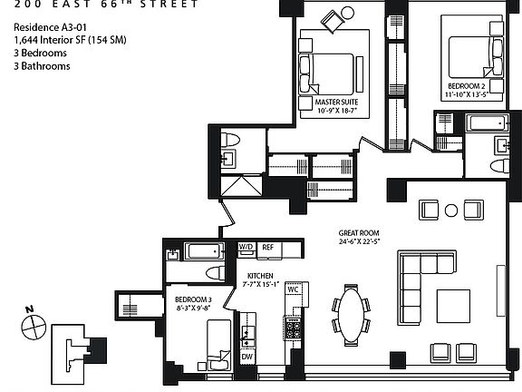 2nd image of 200 E 66th St APT A0301