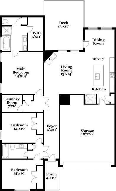 3 bed, 2.0 bath, 1545 sqft, $2,370 — Photo 2