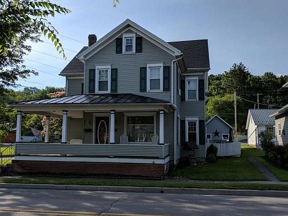 Right front of house