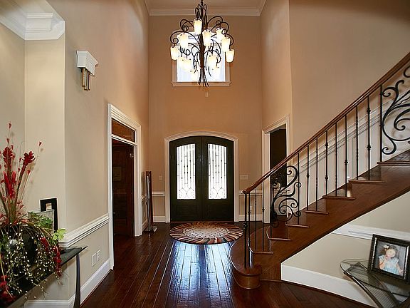 Double wrought iron doors