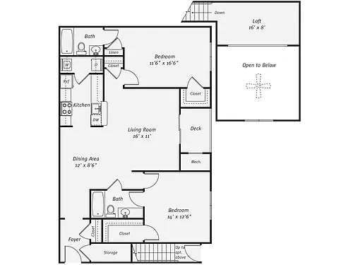 Floor plan B4LR